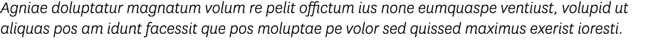Agniae doluptatur magnatum volum re pelit offictum ius none eumquaspe ventiust, volupid ut aliquas pos am idunt faces   